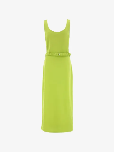 SABLYN Paz scoop-neck belted midi dress