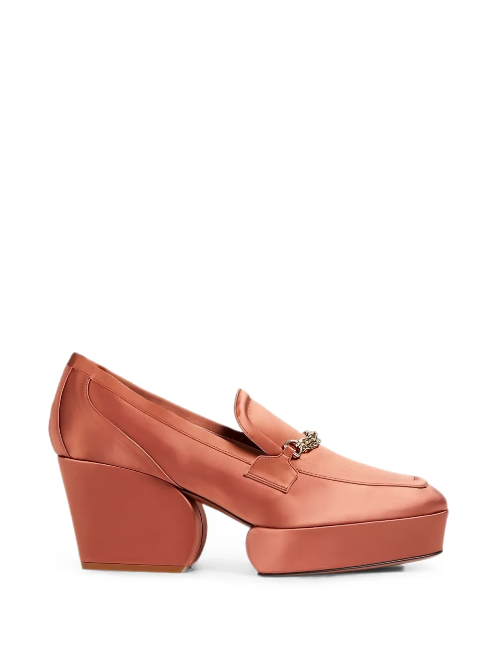 ZIMMERMANN chain-embellished platform pumps - Pink