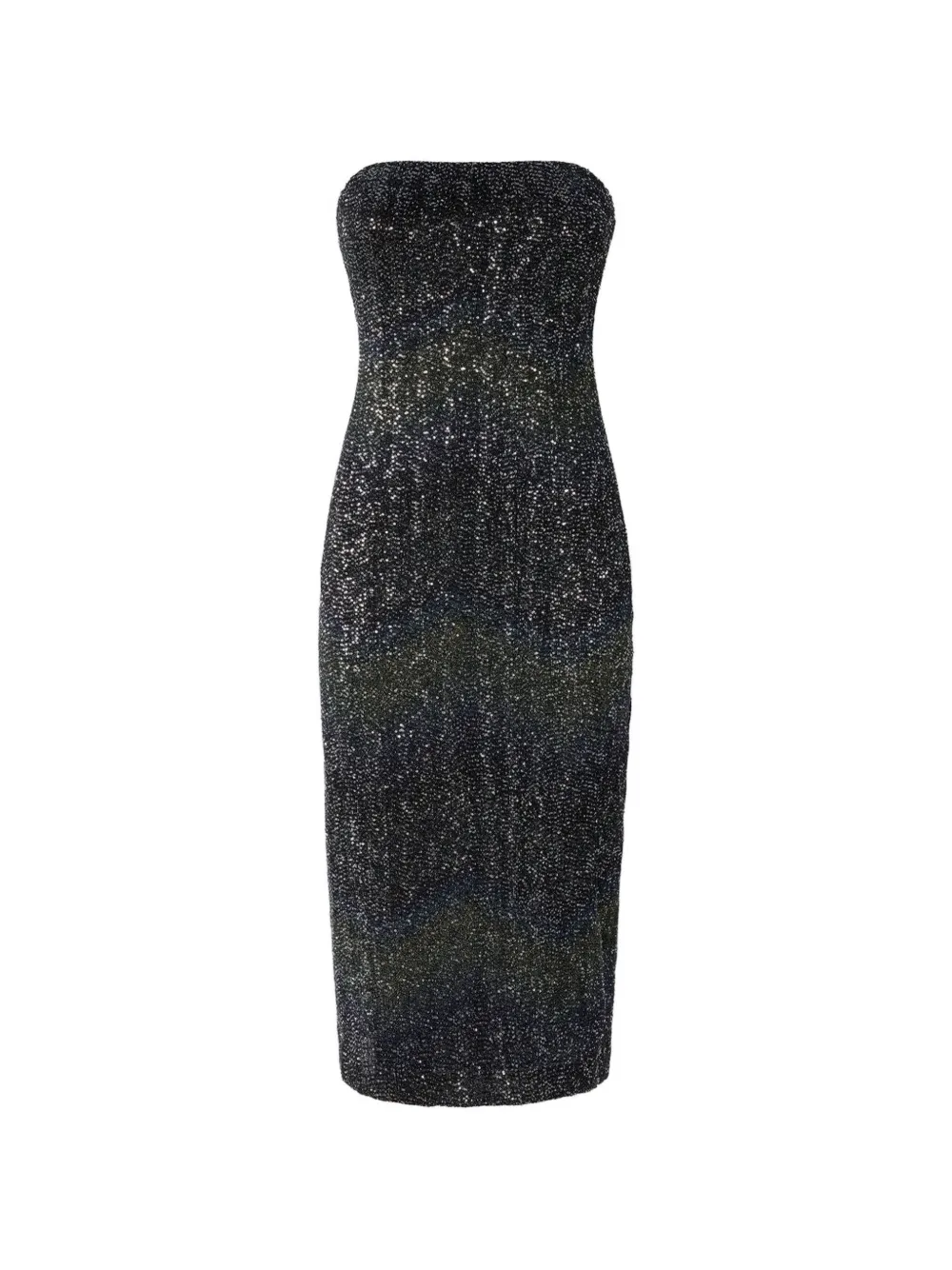 Missoni Mini-jurk verfraaid met pailletten en zigzag patroon Zwart