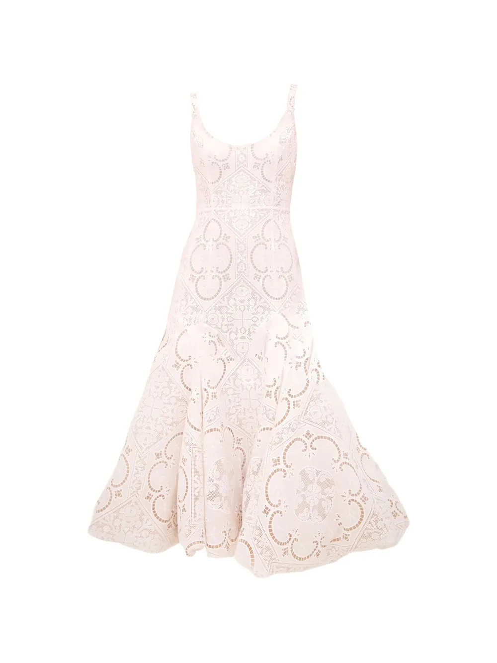 Alexis Antibes guipure-lace midi dress - Rosa