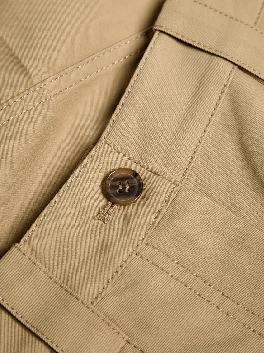 3.1 Phillip Lim patch-pocket straight-leg trousers Beige