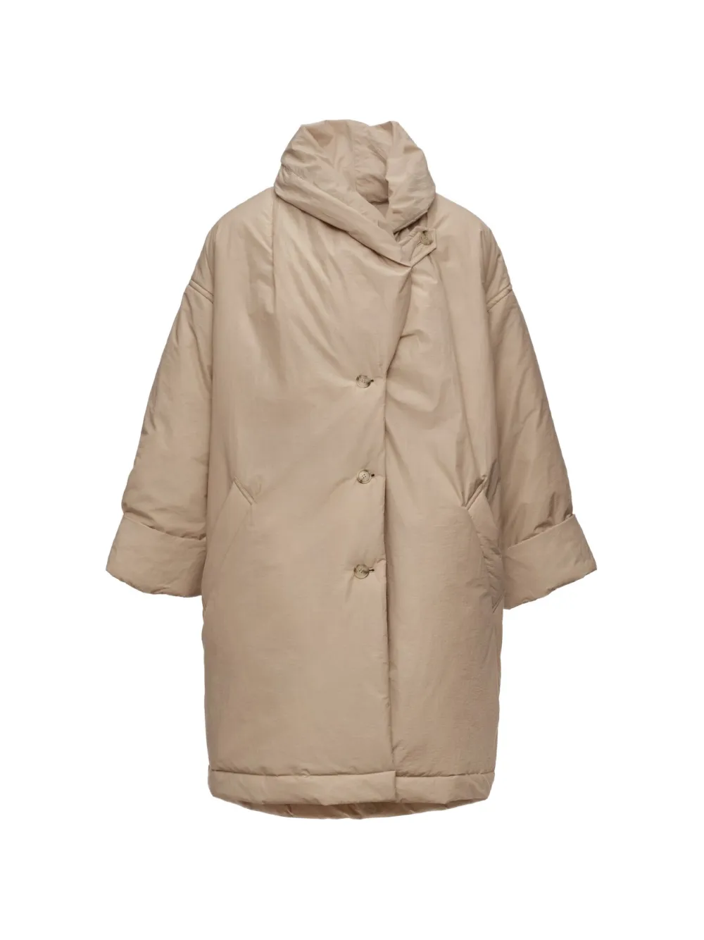 Magda Butrym padded high-neck coat - Toni neutri