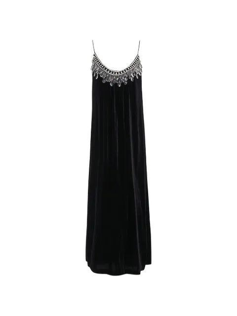 ZIMMERMANN crystal-embellished velvet midi dress
