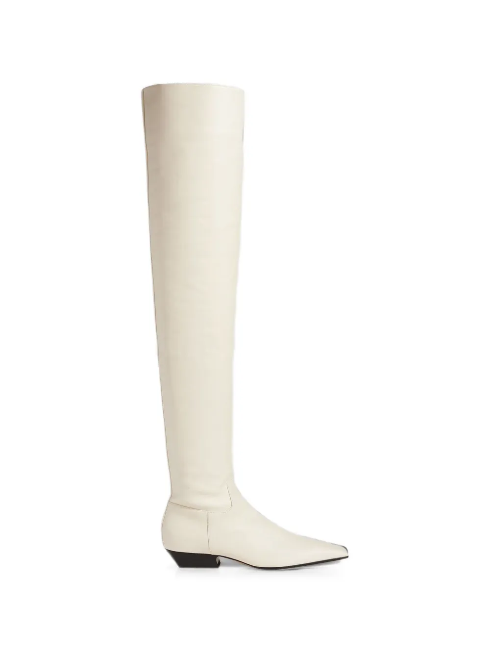 KHAITE Marfa over-the-knee boots Beige