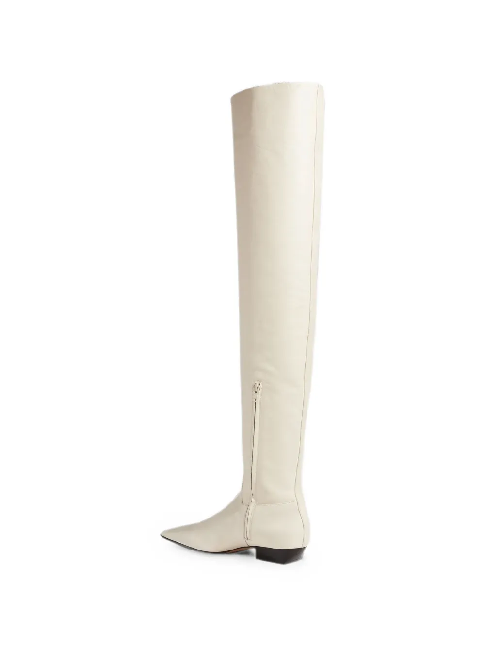 KHAITE Marfa over-the-knee boots Beige