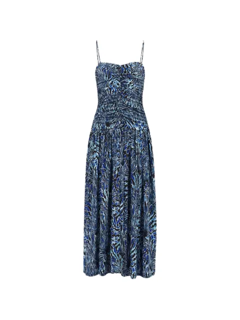 Ulla Johnson Arda ruched jersey dress