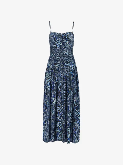 Ulla Johnson Arda ruched jersey dress
