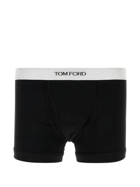 TOM FORD logo-print boxer briefs