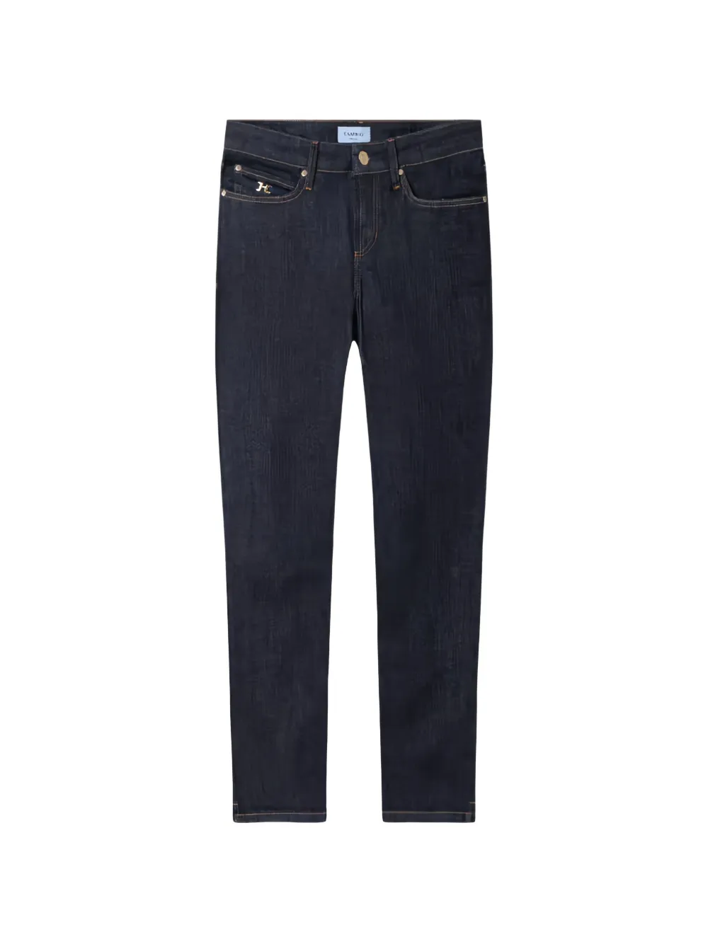 Cambio plaque-detail jeans - Blu