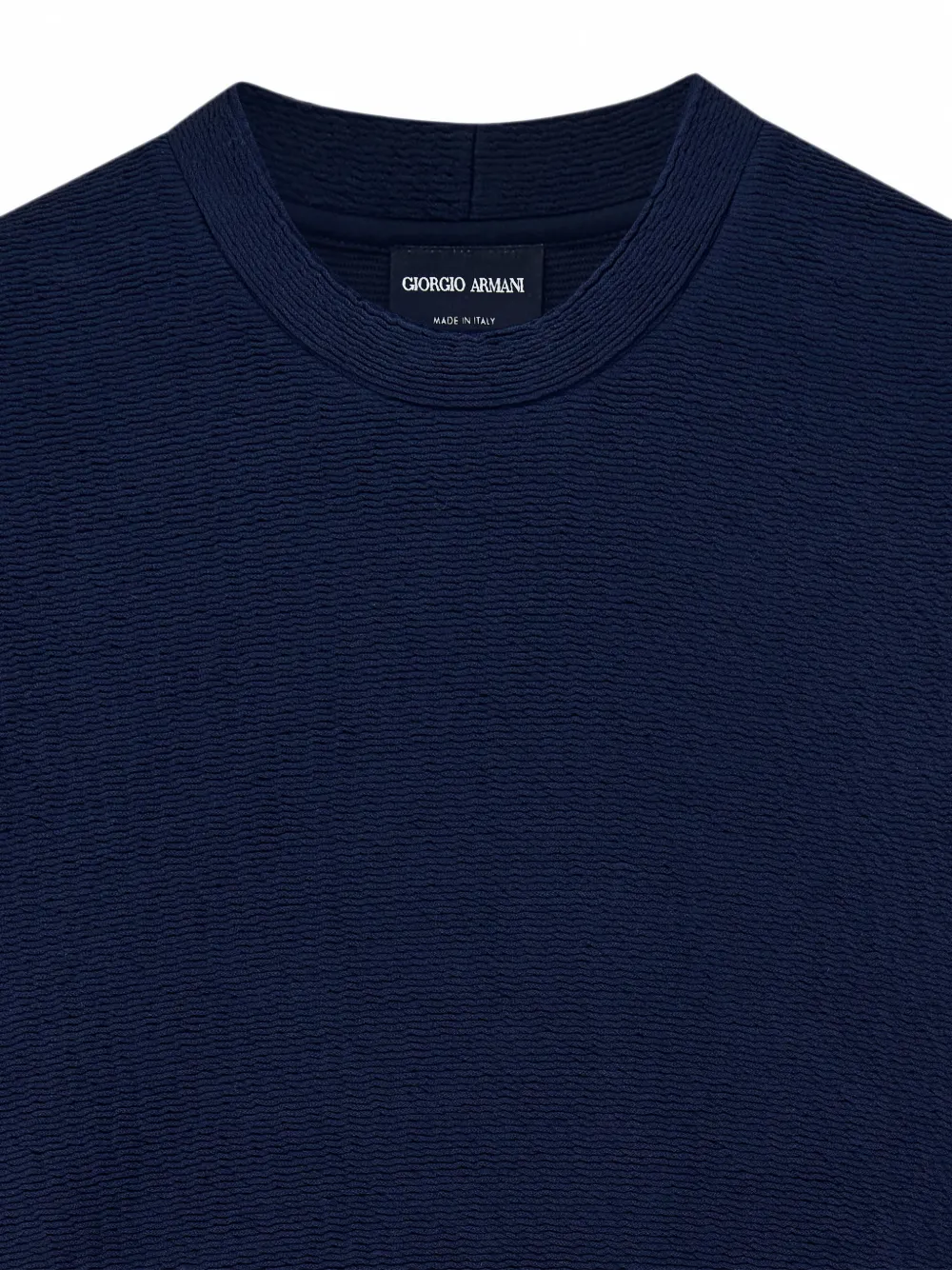 Giorgio Armani long-sleeve sweatshirt Blauw