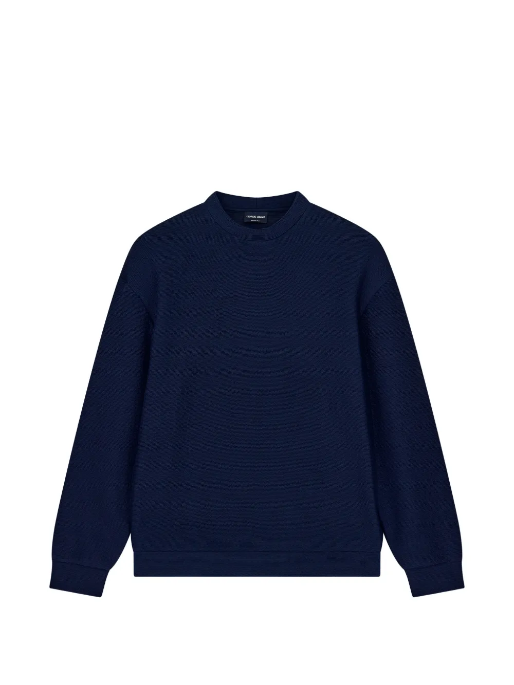 Giorgio Armani long-sleeve sweatshirt - Blau