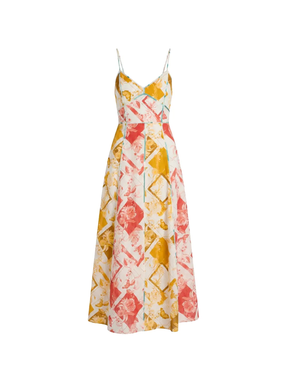 Christy Lynn Esme floral-print midi dress