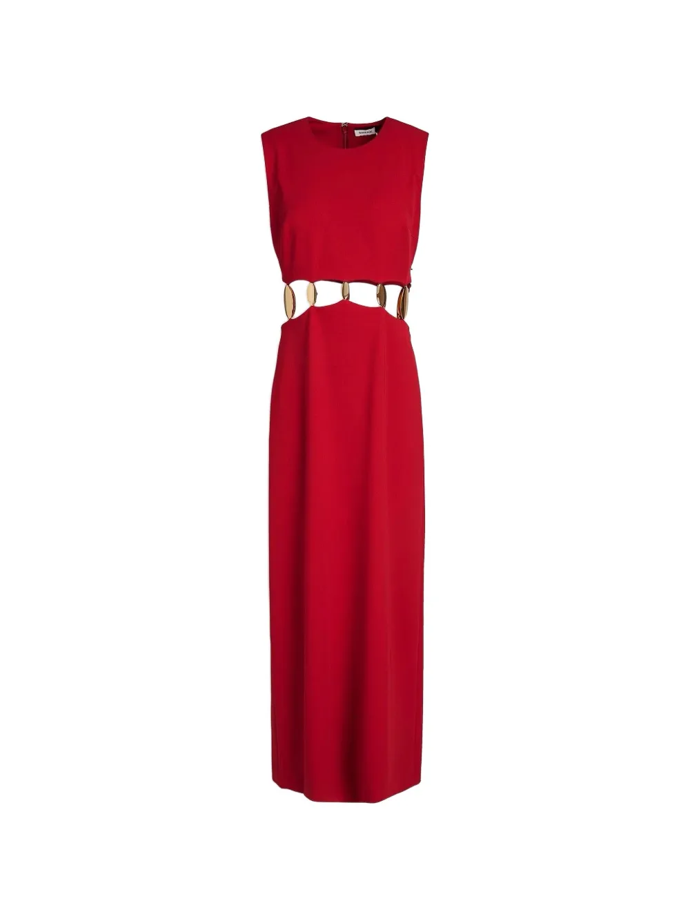 Simkhai Isadora embellished crepe gown - Rosso