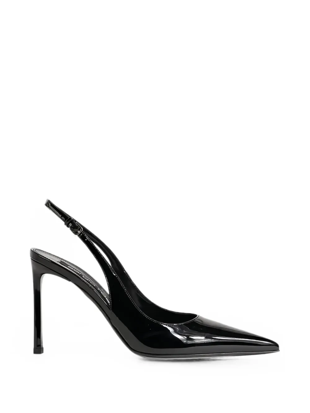 Sergio Rossi Sr Liya patent-leather slingback pumps Zwart