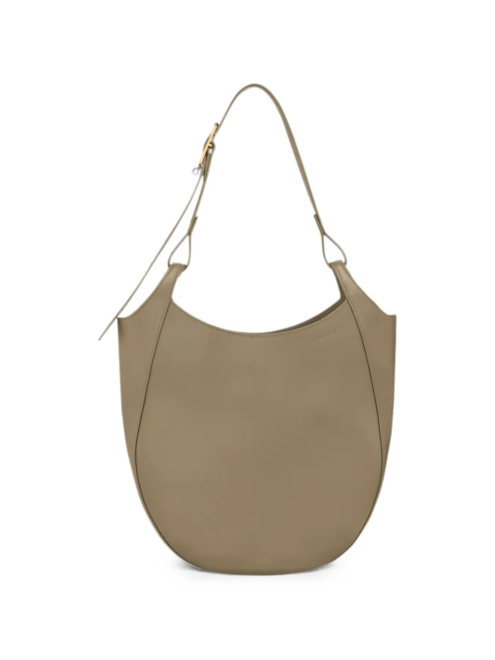 Longchamp Le Foulonné schoudertas van bewerkt leer Beige