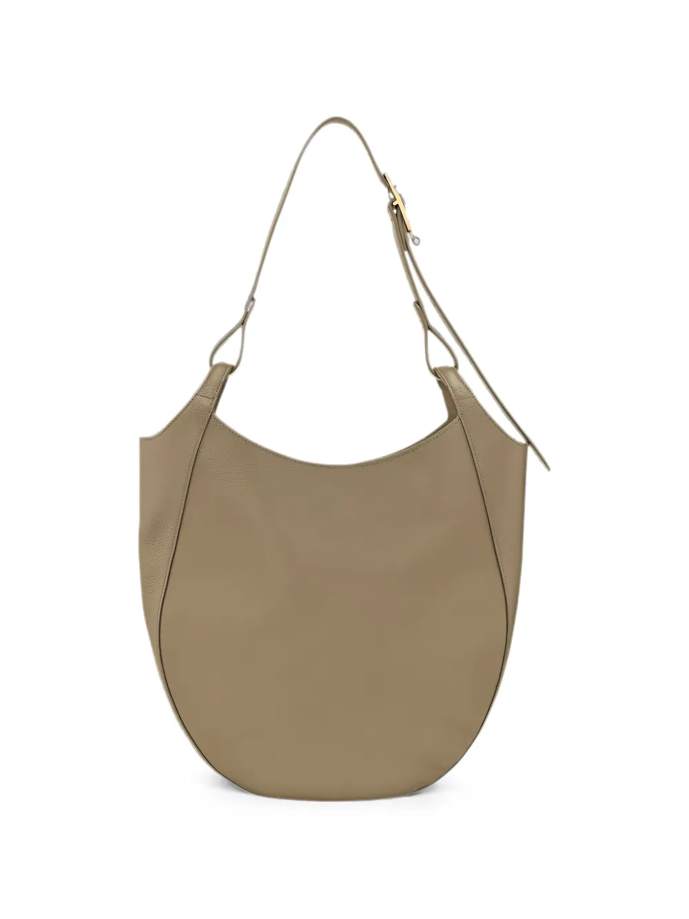 Longchamp Le Foulonné schoudertas van bewerkt leer Beige