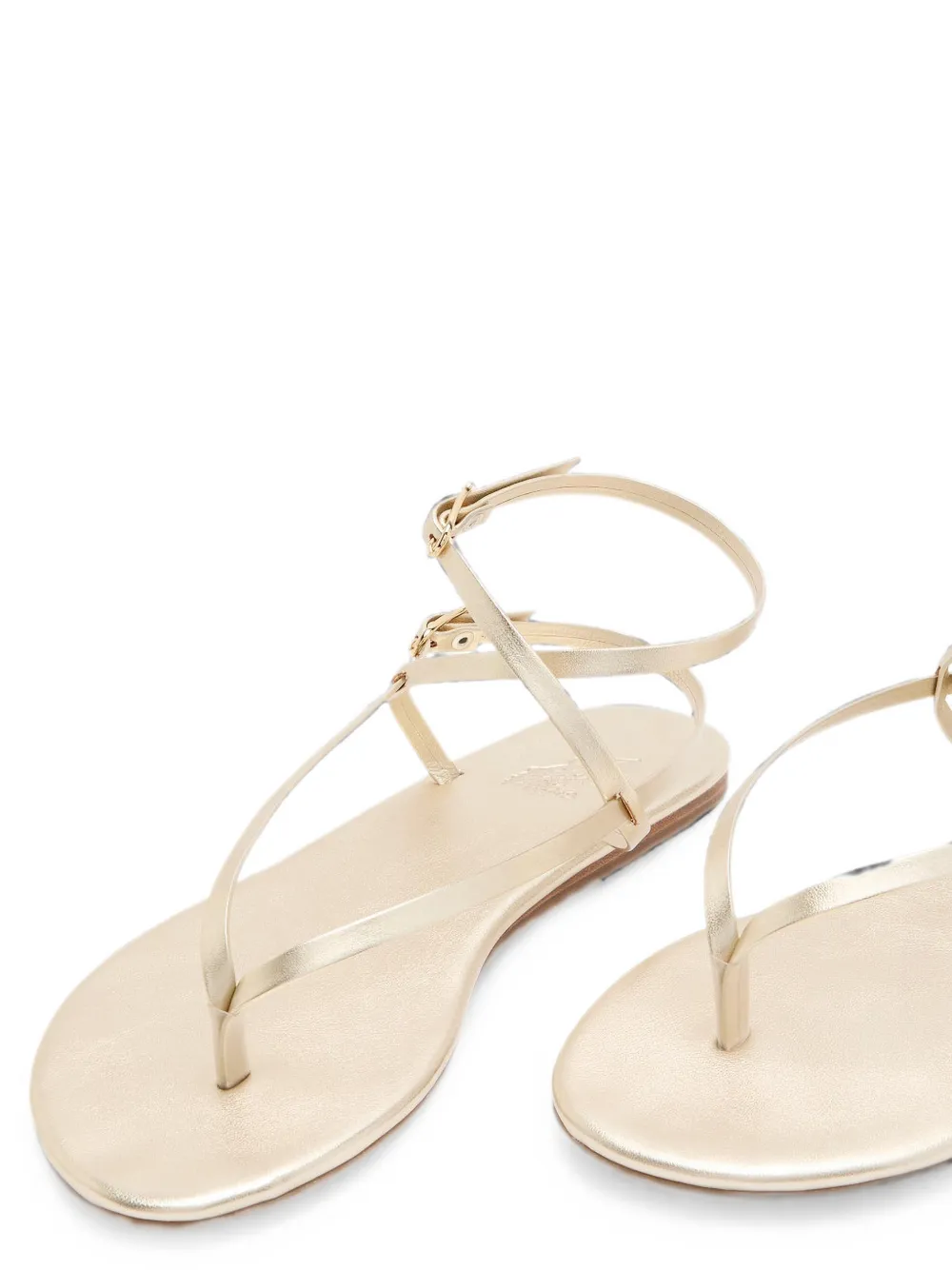 Ancient Greek Sandals metallic-effect strappy sandals Goud