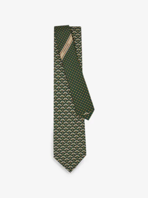 Ferragamo Aud fox-print tie