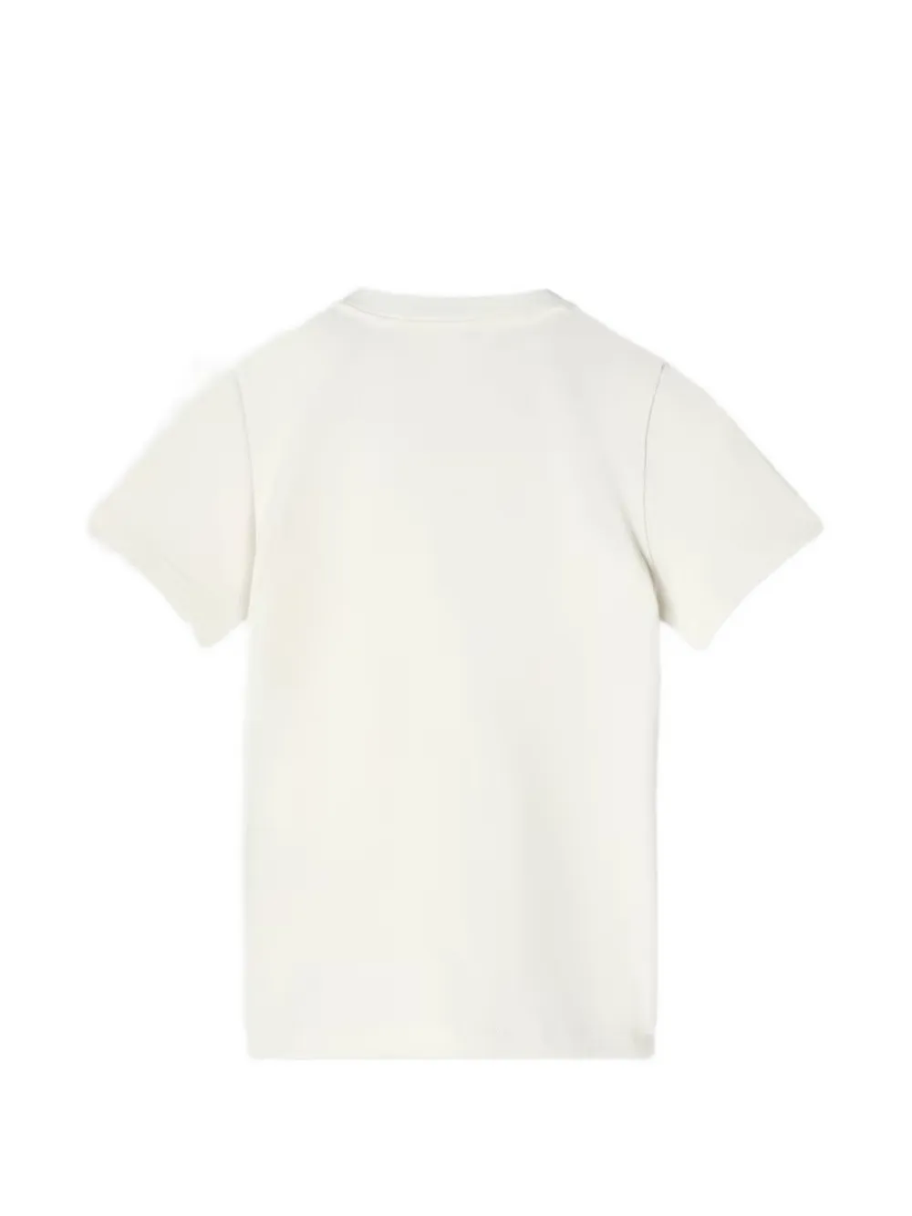 Versace Kids T-shirt verfraaid met kralen en logo-patch Beige