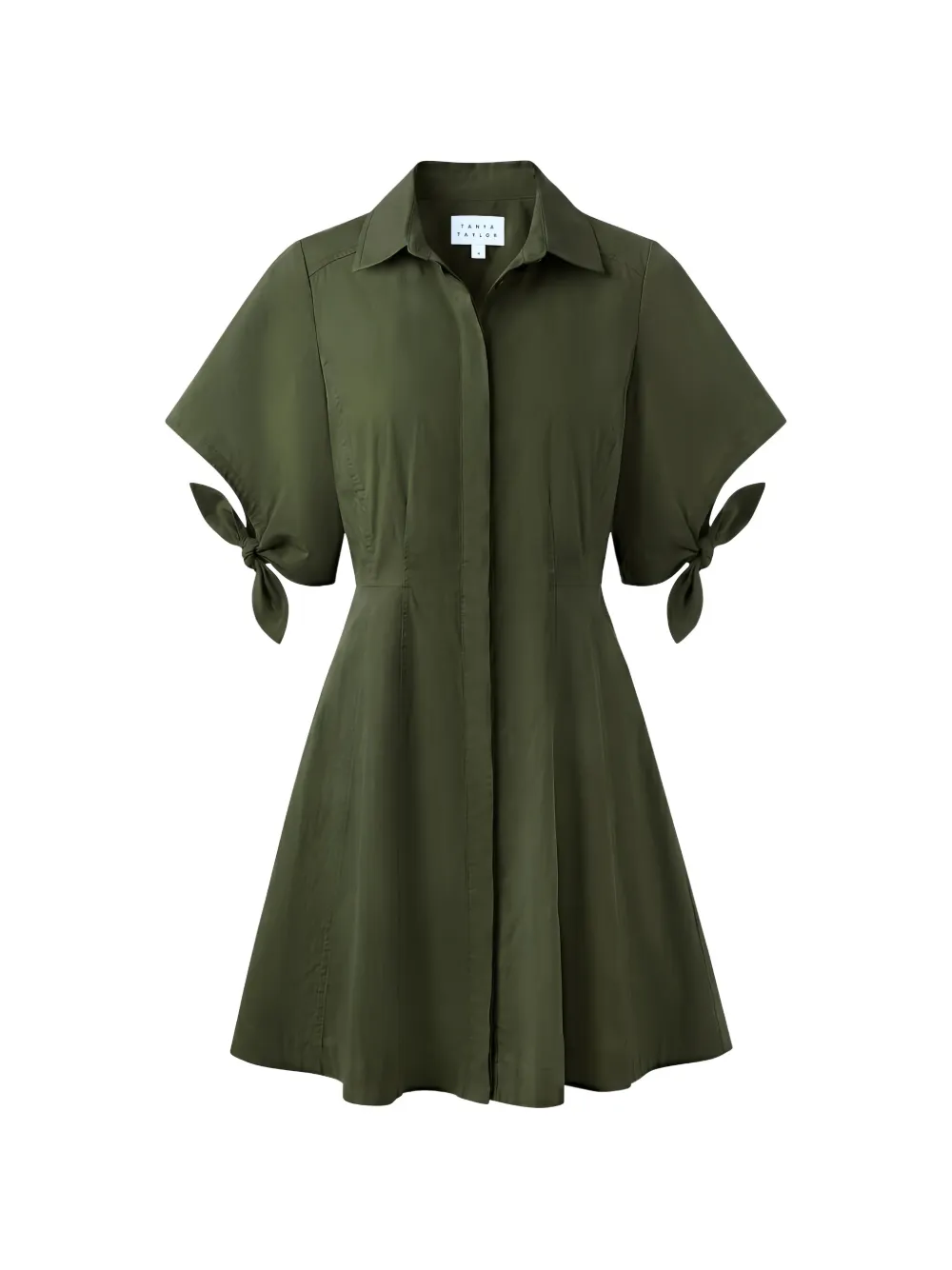 Tanya Taylor Corinna tie-cuff dress - Green