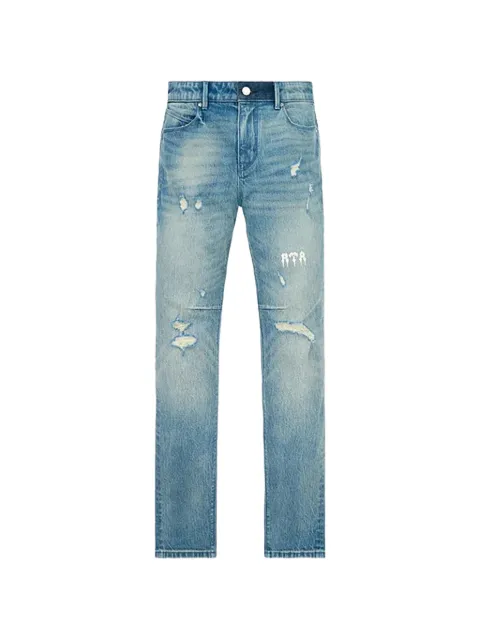RTA Bryant logo-print jeans