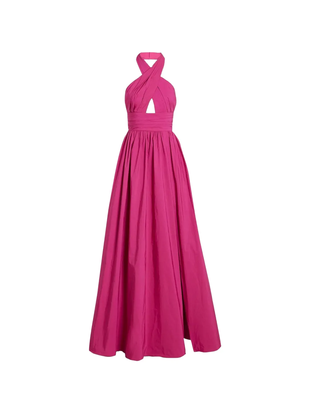 Marchesa Notte cutout taffeta gown - Rosa