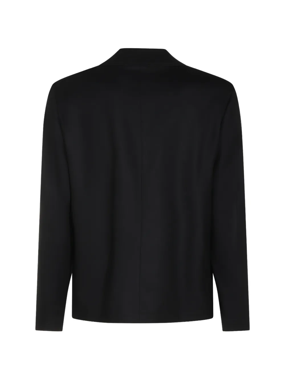 Lardini Button-up blazer met gekerfde revers Zwart