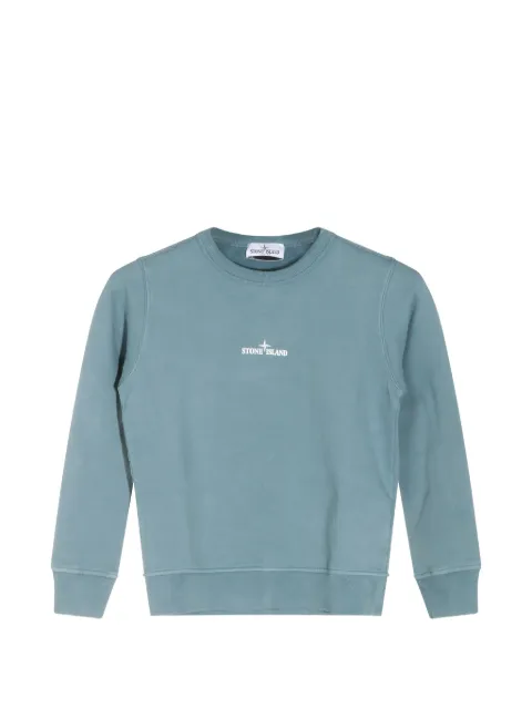 Stone Island Junior logo-print sweater