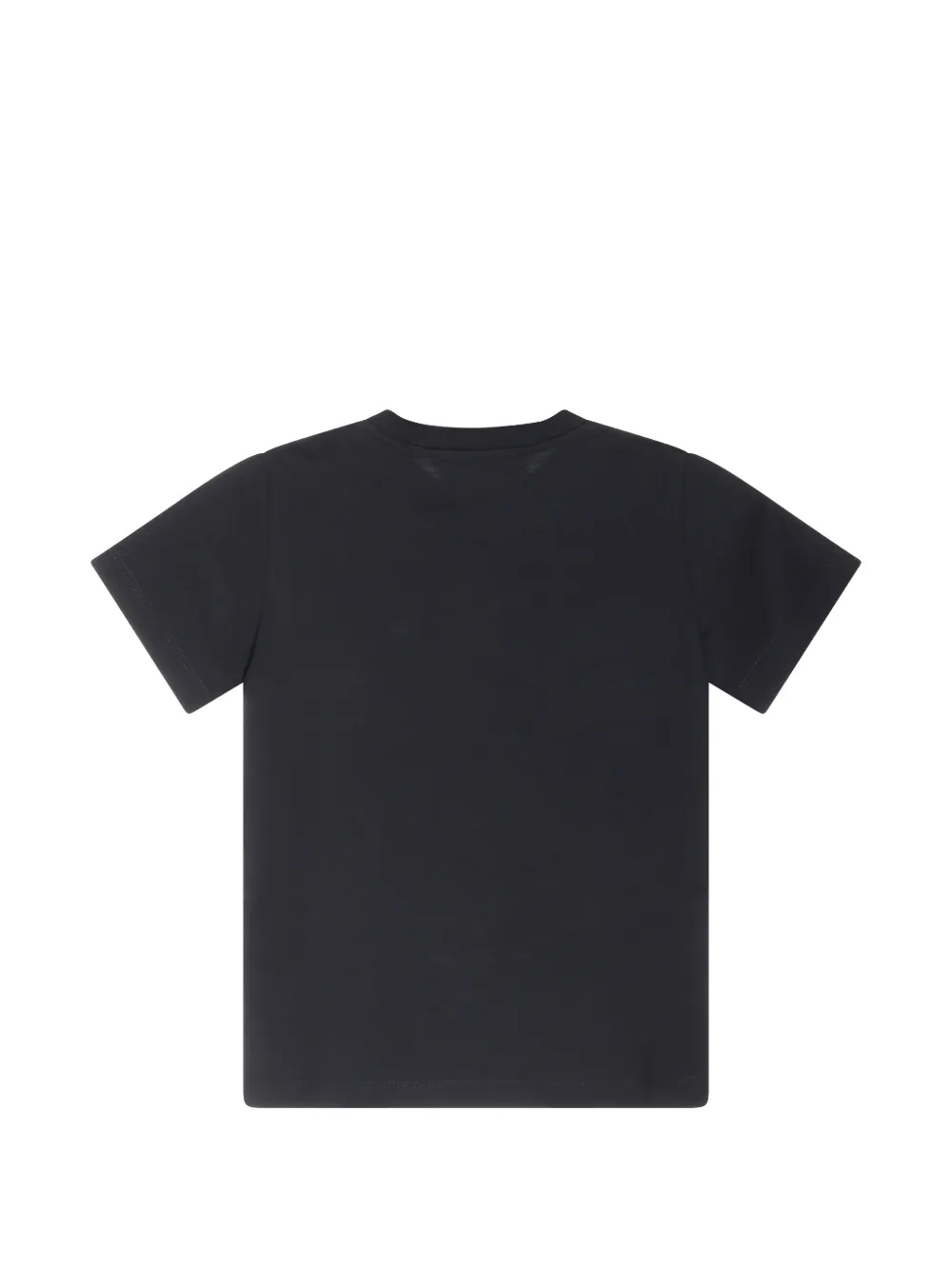 Moncler Enfant T-shirt met logoprint Zwart