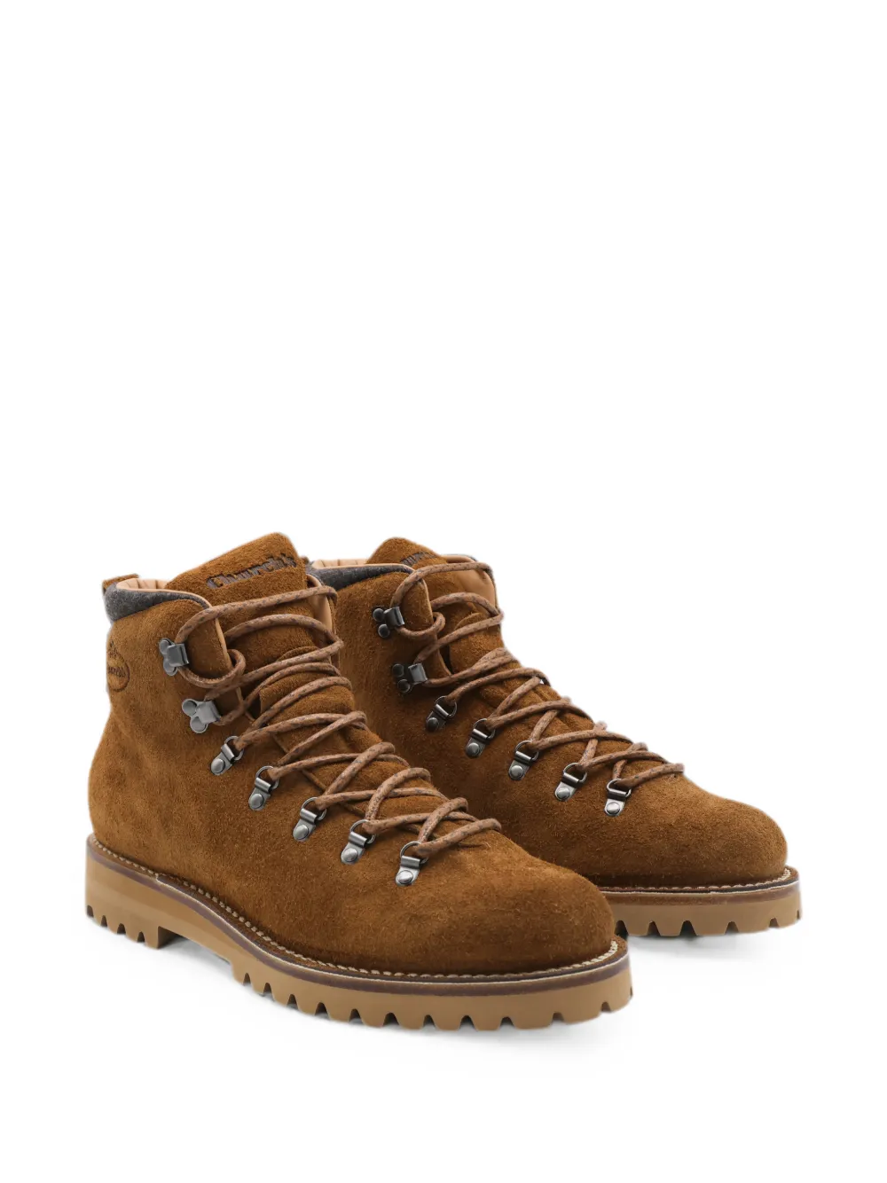 Church's lace-up suede boots Bruin