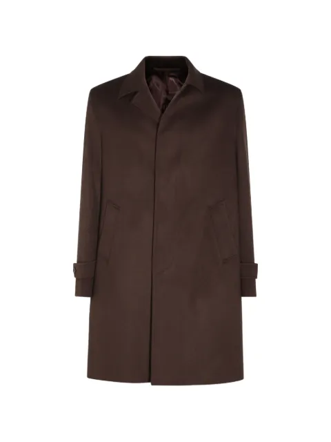 Lardini button-cuff single-breasted coat
