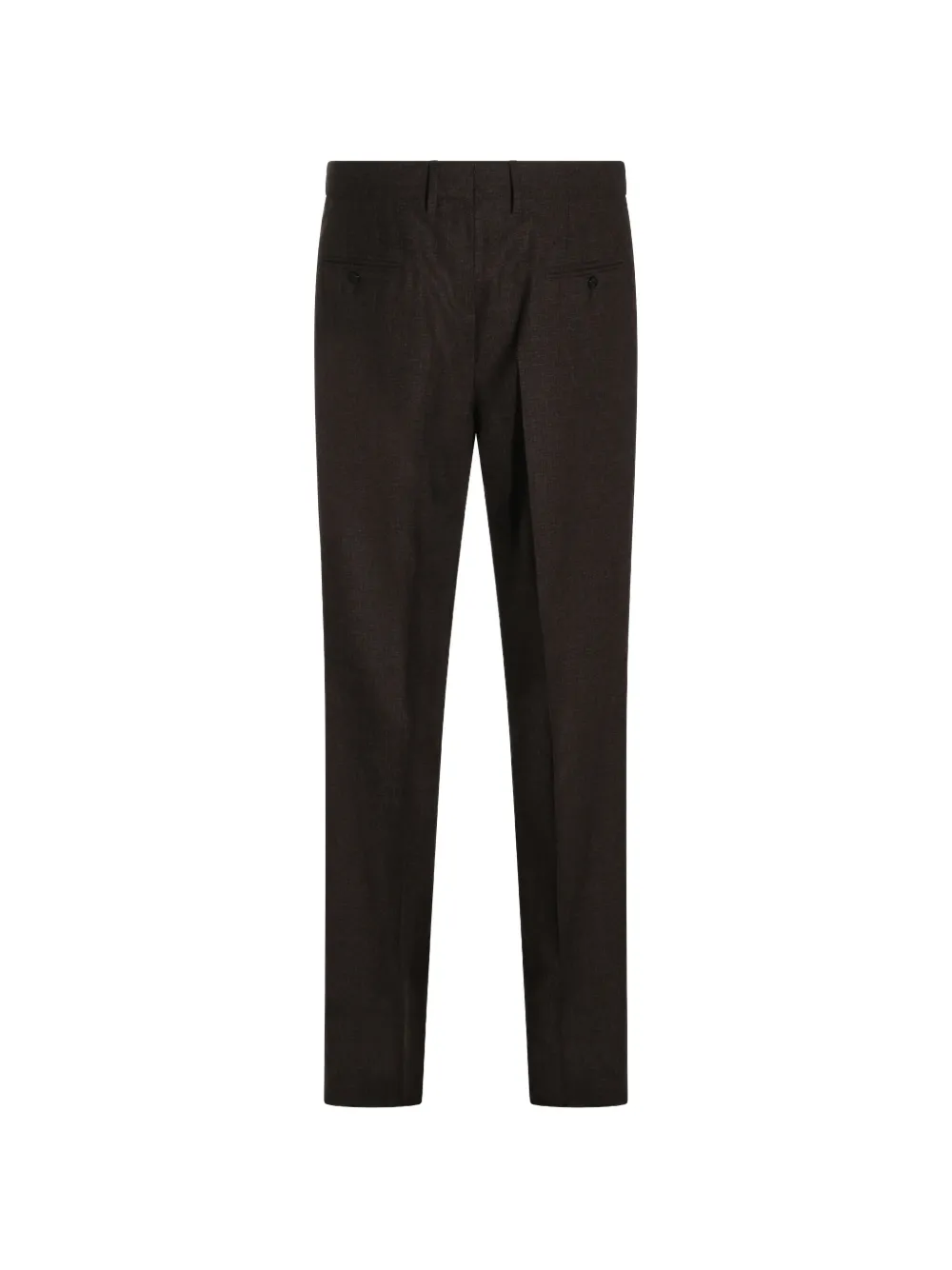 Lardini Broek van scheerwol Bruin