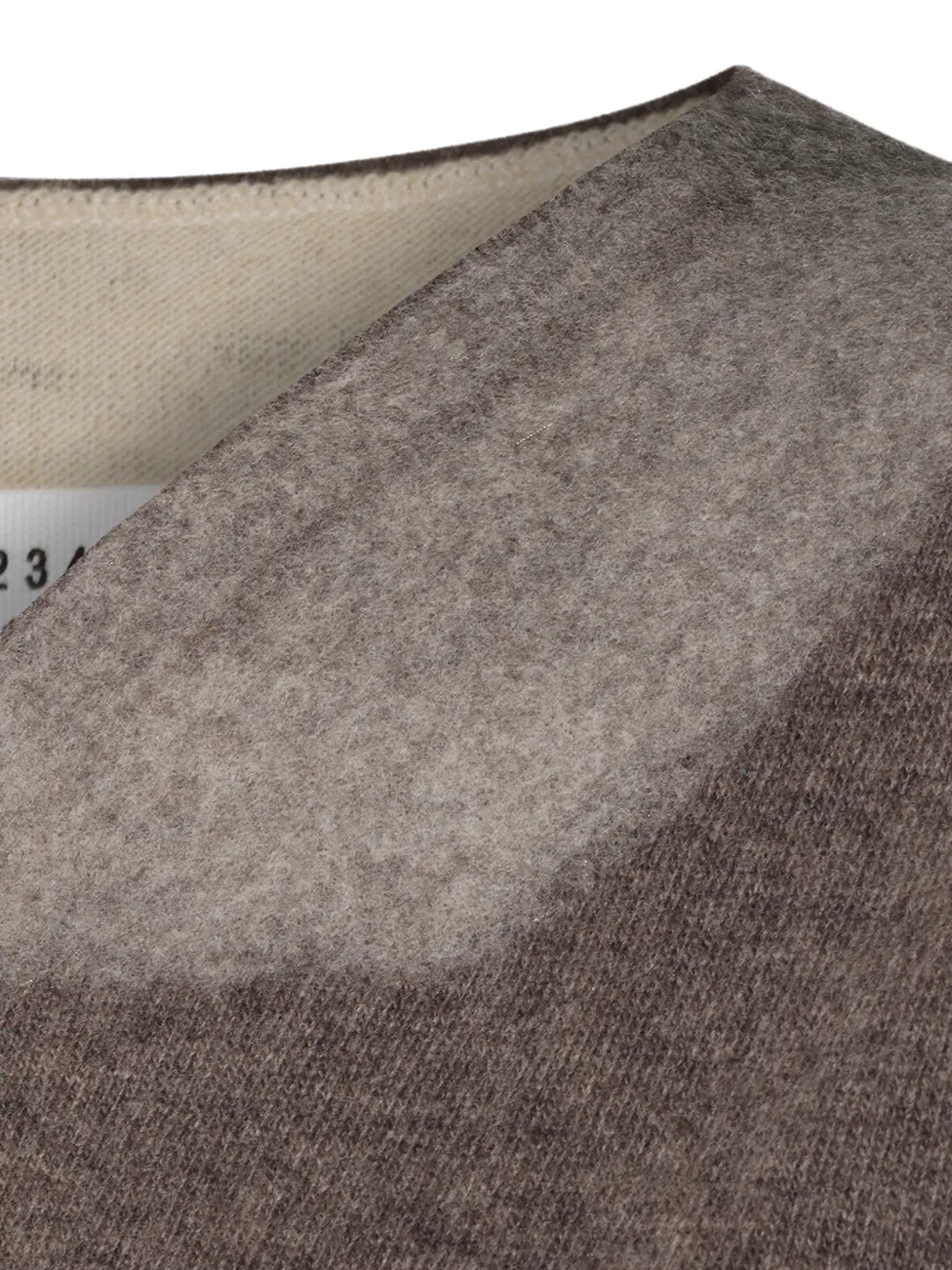 Maison Margiela Top met knoopdetail Bruin