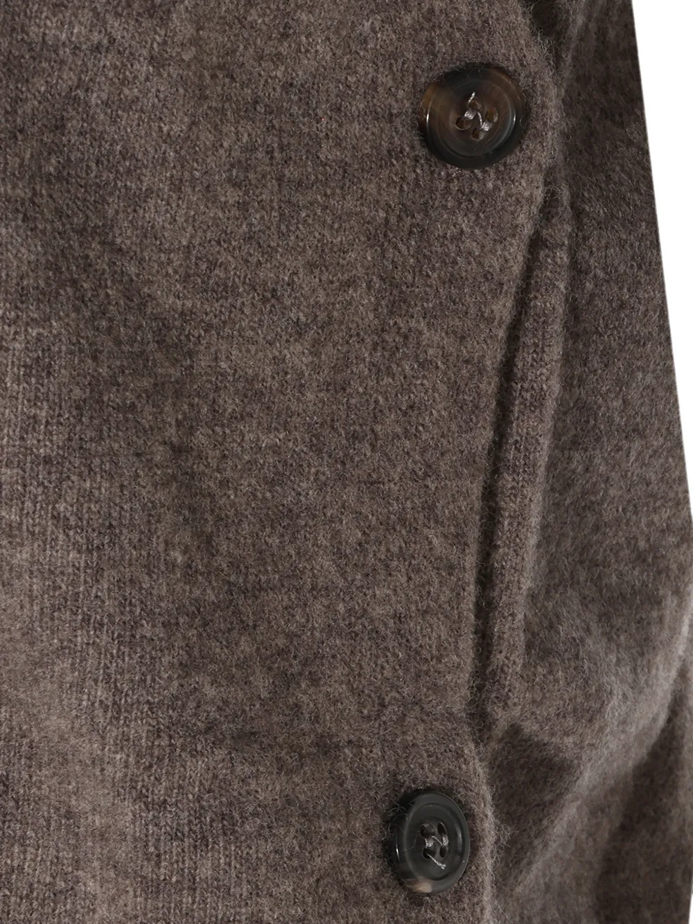 Maison Margiela Top met knoopdetail Bruin