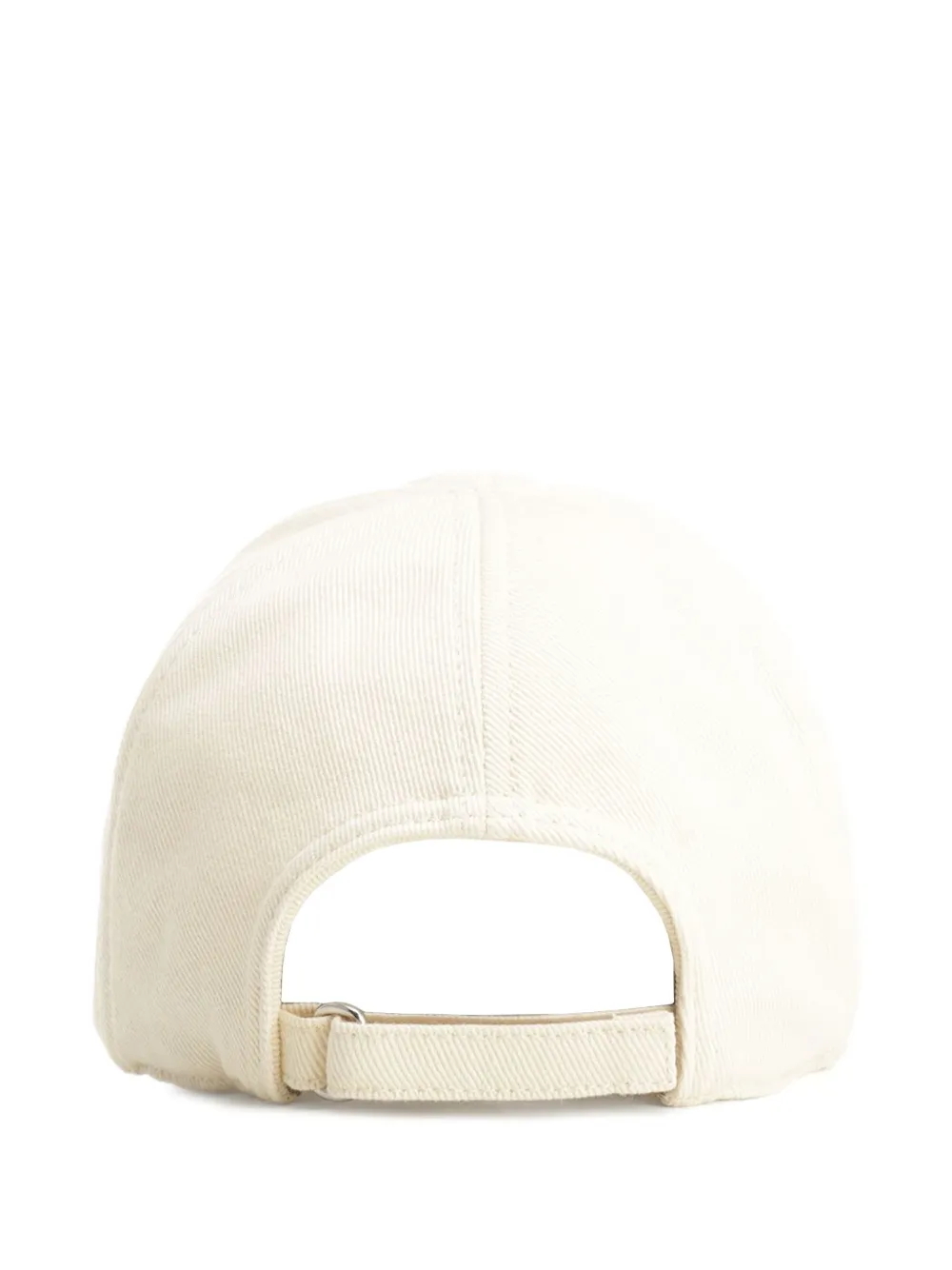 Miu Drill en popeline honkbalpet Beige