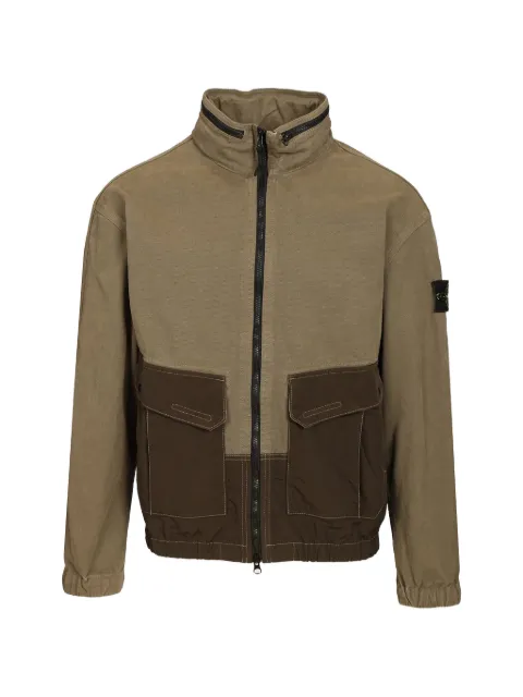 Stone Island garment-dyed cotton jacket