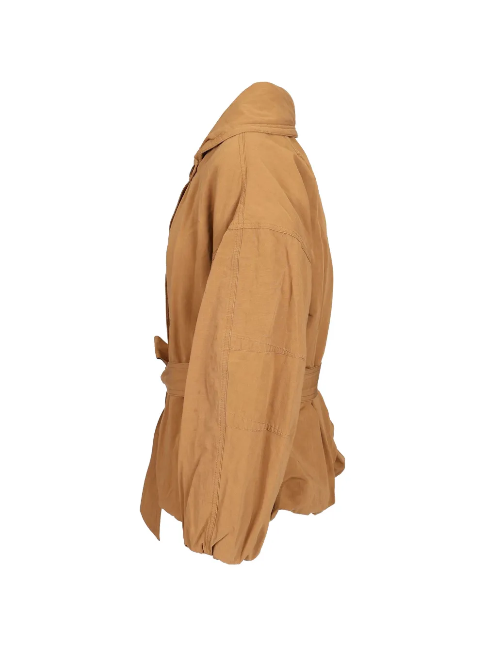 ISABEL MARANT Volinda kort trenchjack Bruin