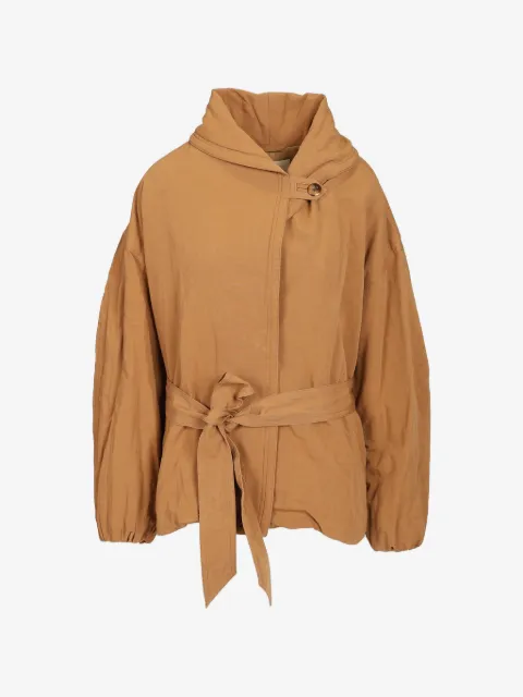 ISABEL MARANT Volinda cotton short trench jacket