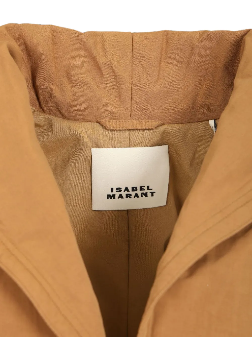 ISABEL MARANT Volinda kort trenchjack Bruin