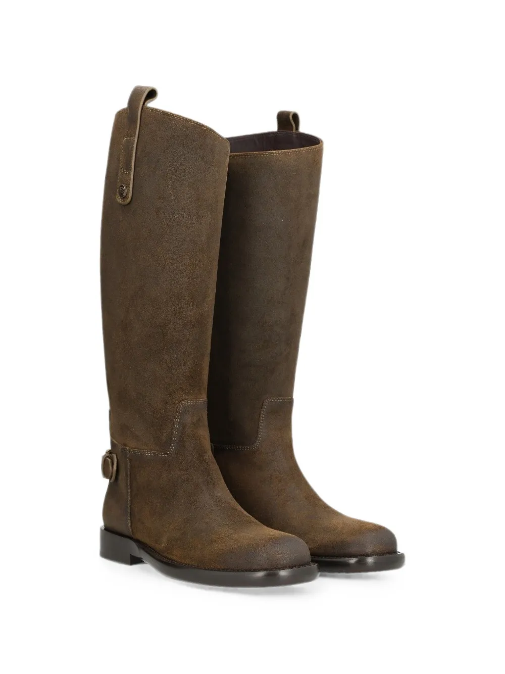Burberry suede Cavalier boots Bruin