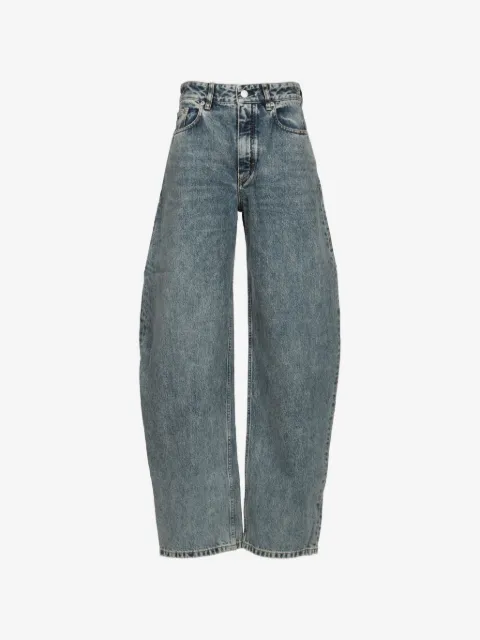 Alaïa barrel-leg jeans