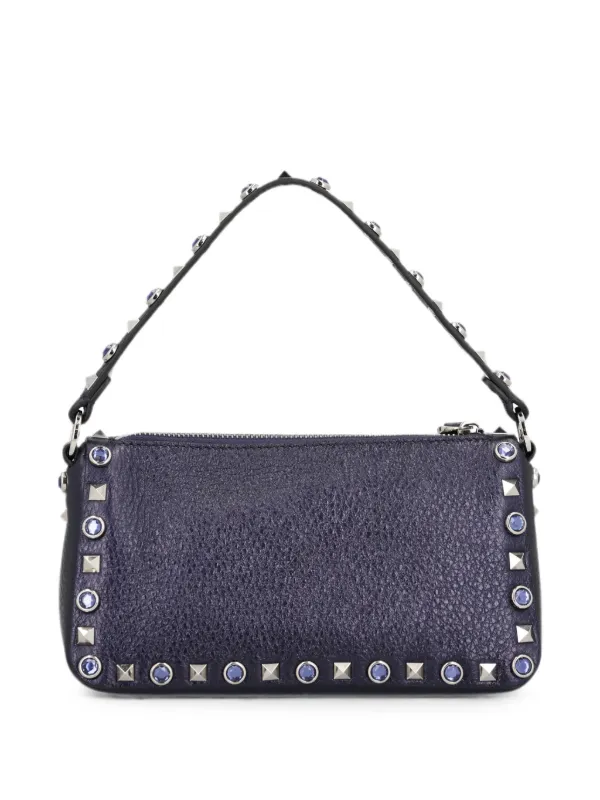 Valentino Garavani ロックスタッズ ショルダーバッグ S | ブルー