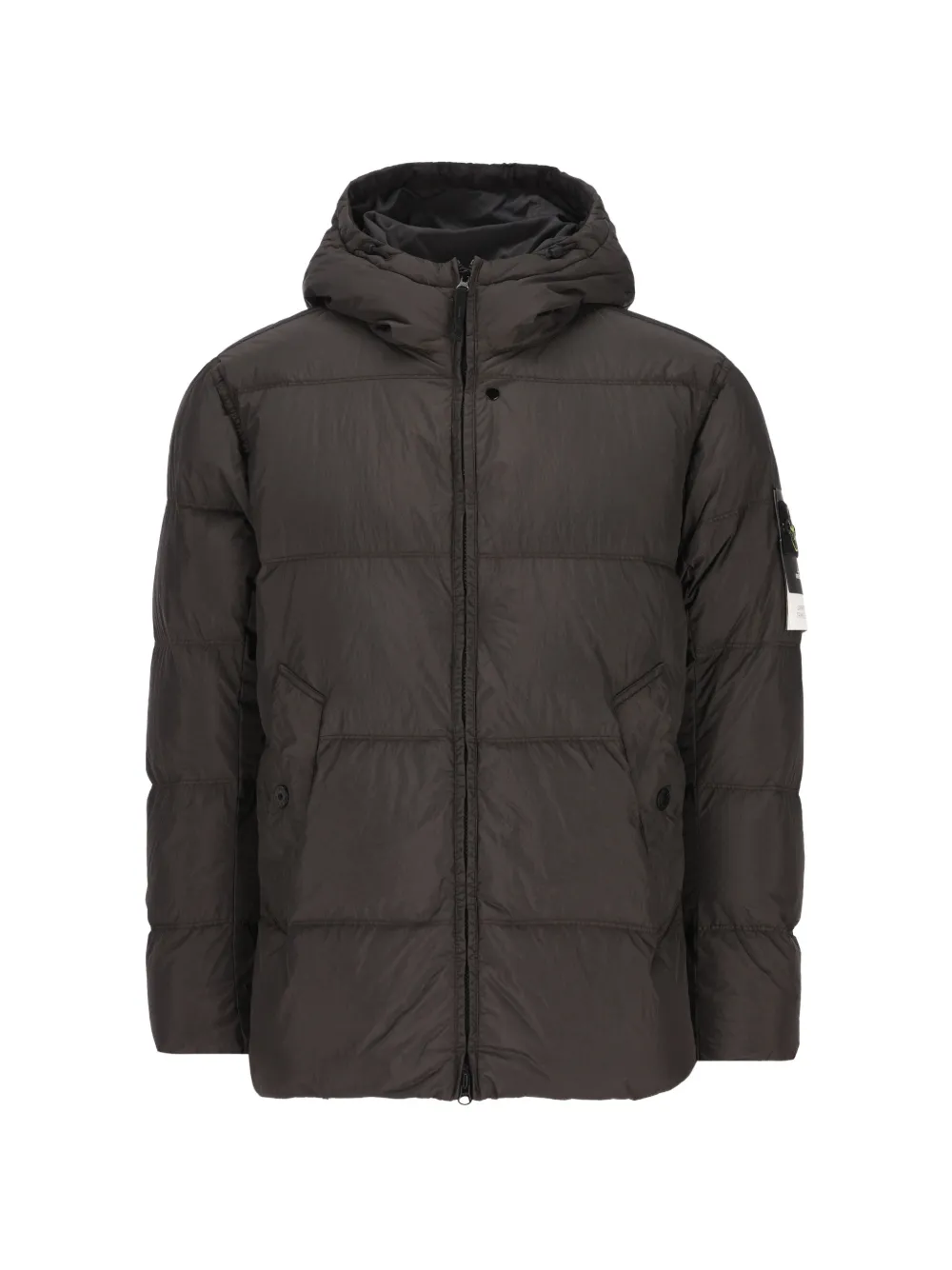 Stone Island Crinkle Reps NY padded jacket - Grigio