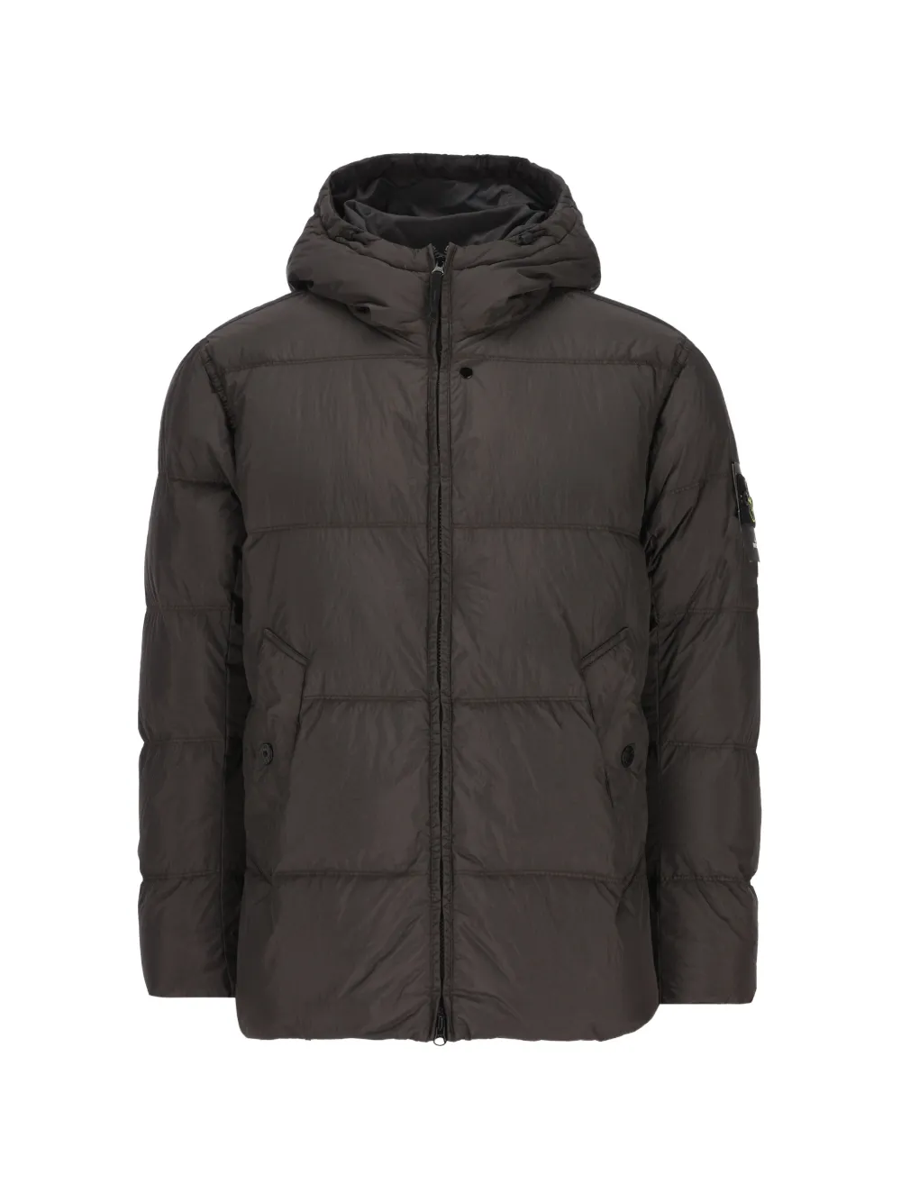 Stone Island Crinkle Reps NY padded jacket - Grigio