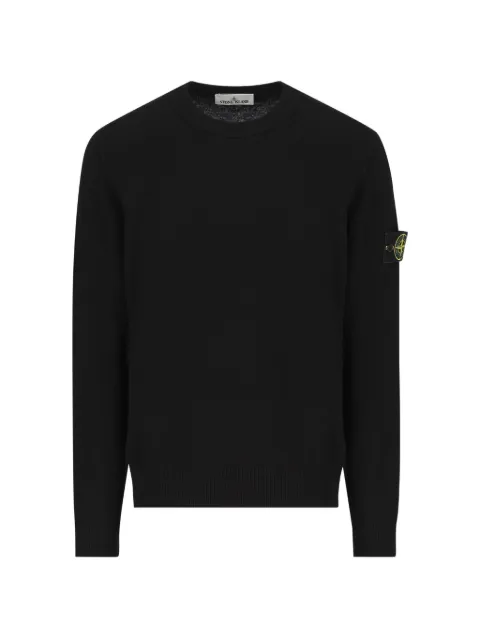 Stone Island sudadera con parche del logo
