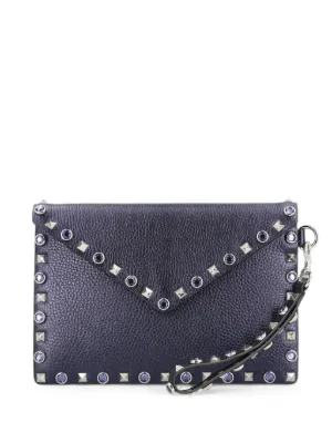 Valentino Garavani ロックスタッズ クラッチバッグ 通販 - FARFETCH