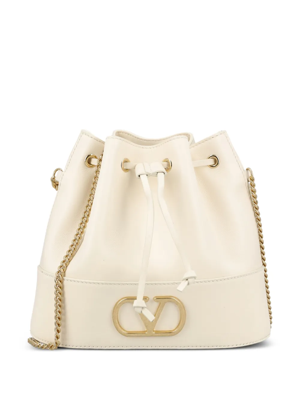 Valentino Garavani Vlogo Signature Backpack In Neutral