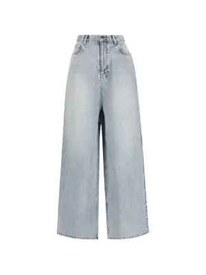 BALENCIAGA（バレンシアガ）ウィメンズ デニムワイドパンツ - FARFETCH