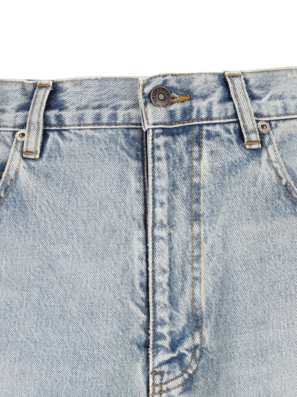 Balenciaga Gerafelde jeans Blauw