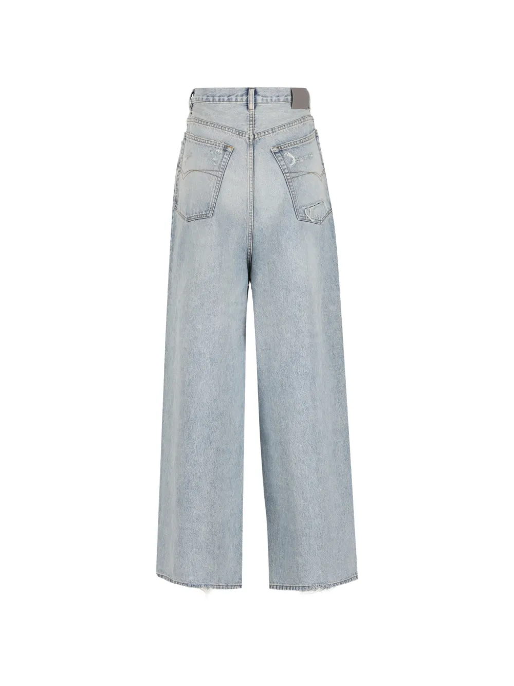 Balenciaga Gerafelde jeans Blauw
